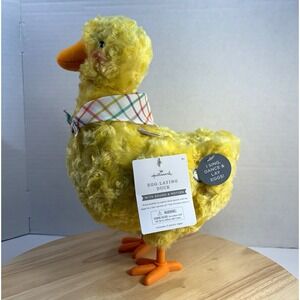 Hallmark Egg-Laying Duck Plush Sound & Motion KET5006 Includes 3 Plastic Eggs